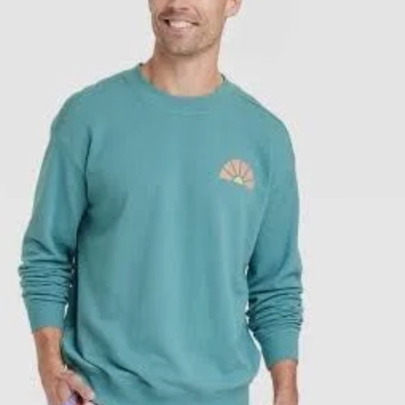 Goodfellow & Co Men's Teal Blue "Palm Springs Pool Club" new 🆕 - Picture 5 of 6